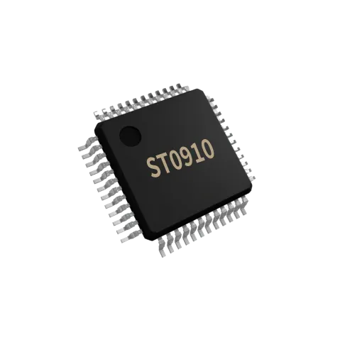 ST0910 Single 3.3V 40mW Calibration-Free 10-Phase AC/DC Multi-Channel Energy Metering IC